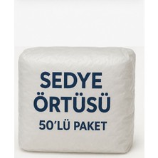 Tek Kullanımlık Sedye Örtüsü 240X80 cm 12 gr 50’li Paket Beyaz Muayene Sedye Örtüsü