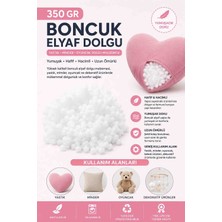 Öztürk Konsept 350 gr Boncuk Elyaf Dolgu Malzemesi – Yastık, Minder, Oyuncak ve Kalpli Yastık Için Premium Silikonlu Elyaf Dolgu