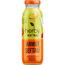 Herby Ice Tea Armut Şeftali 250 ml (3'li Paket)