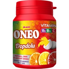 Ülker Oneo Dopdolu Vitamin Draje Meyve Aromalı Sakız 48 G (3'li Paket)