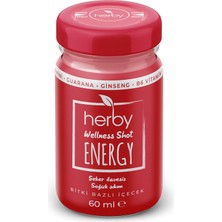 Herby Energy Shot Bitki Bazlı Içeçek 60 ml (3'li Paket)