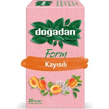 Doğadan Form Kayısılı Karışık Bitki Çayı 20'li 36 G (3'li Paket)
