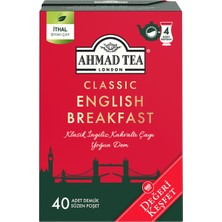 Ahmad Tea English Breakfast Demlik 40'lı 80 G (2'li Paket)