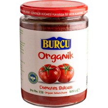 Burcu Organik Domates Salçası 600 G (2'li Paket)
