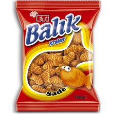 Eti Balık Kraker 160 G (5'li Paket)