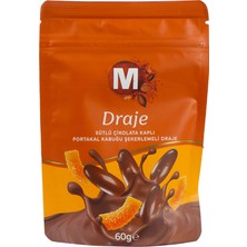 Migros Sütlü Çikolata Kaplı Portakal Kabuğu Şekerlemeli Draje 60 G (3'li Paket)