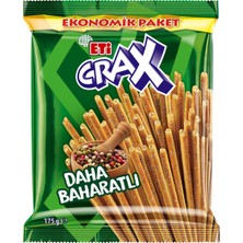 Eti Crax Baharatlı Çubuk Kraker 175 G (4'li Paket)