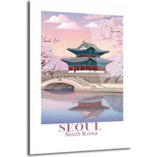 GLAZELLA Seul Bahar Esintisi: Gyeongbokgung Sarayı Cam Tablo