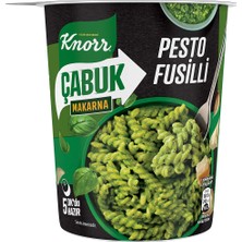 Knorr Çabuk Makarna Pesto Fusilli (Bardak) 65 G (4'li Paket)