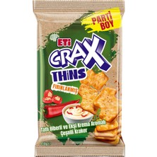 Eti Crax Thins Tatlı Biber Ekşi Krema 110 G (4'li Paket)