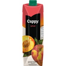 Cappy Şeftali Nektarı Karton Kutu 1 L (3'li Paket)