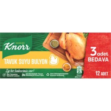 Knorr Tavuk Suyu Bulyon 12 Adet 120 G (4'li Paket)