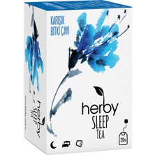 Herby Sleep Tea Uyku Öncesi Passifloralı Bitki Çayı 20'li (2'li Paket)