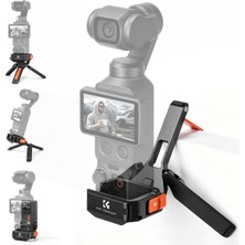 K&f Concept Osmo Pocket 3/4 Için Manyetik Metal Genişleme Çerçevesi, Mini Tripod, Askı