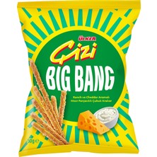 Ülker Çizi Bigbang Mısır Parçacıklı Rench & Cheddar Çubuk 50 G (9'li Paket)