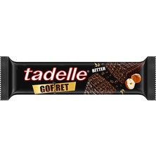 Tadelle Bitter Çikolata Kaplamalı Kakaolu Gofret 28 G (9'li Paket)