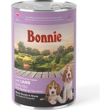 Bonnie Kuzu Etli Yavru Köpek Maması 400 G (3'li Paket)