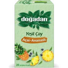 Doğadan Yeşil Çay Açai Ananaslı 20’li 34 G (3'li Paket)