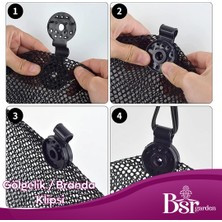 Bsr Garden Gölgelik, Güneşlik , Branda, File 100 Adet Gölgelik Klipsi