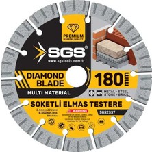180MM Soketli Elmas Testere Multi Material SGS2337