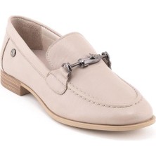 Mammamia D26YA-3365 Düz Topuk Loafer Deri Kadın Ayakkabı