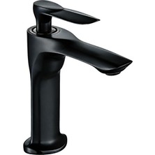 Dellora Lava Kısa Lavabo Bataryası Mat Sıyah
