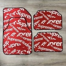 Supreme Oto Halı Paspas Takımı Kırmızı Her Araca Uyumlu