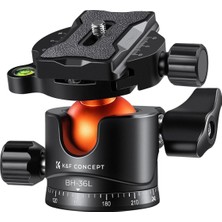 K&f Concept Bilyalı Metal Tripod Başlığı | BH-36L
