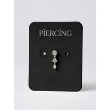 By Dilek Çetin Accessory By Dilek Çetin Acessorry Çelik Sallantlı Kıkırdak Helix Tragus PIERCING(1ADET)
