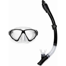 Premini Yüzme ve Dalış Için Unisex Şnorkel Seti, Maske ve Şnorkel Kombinasyonu