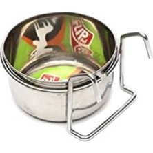 Premini Çelik Kuş Yemliği, 5 Oz, Flip Askılı, Güçlü ve Şık Tasarım