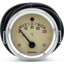 Ölçüsan Hararet Gösterge Saati Rakamlı Ikazlı 60MM 2 mt 113347