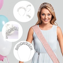 Erdo Ticaret Birthday Queen Yazılı Kraliçe Taç