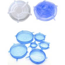 Erdo Ticaret Silikon Yemek Saklama Kapak Seti 6 Adet