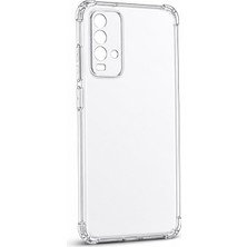 Logis Xiaomi Redmi 9t Uyumlu Şeffaf Silikon Kılıf | Kamera Korumalı Darbe Emici Ince Esnek Tpu Telefon Koruyucu Kapak