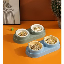 Erdo Ticaret Mikopet Çift Bölmeli Mama ve Su Kabı