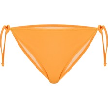 Mudo Kadın Turuncu Bağlamalı Normal Bel Bikini Altı