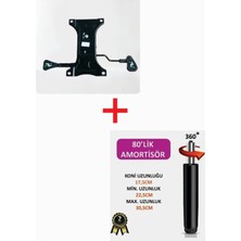 Sandofis Premium Çift Kollu Mekanizma+80'lik Siyah Amortisör