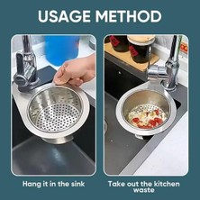 Erdo Ticaret Kuğu Tasarımlı Paslanmaz Lavabo Drenaj Sepeti