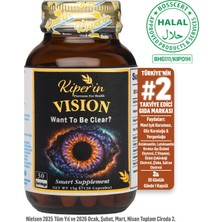 Kiperin Vision | Göz & Net Görüş | Çinko, Selenyum, Astaksantin, Lutein, Safran.. | 30 Günlük