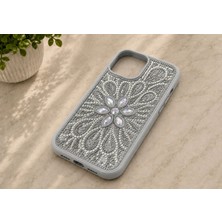 Jolita iPhone 11 Pro Uyumlu Parlak Kristal Desenli Şık ve Darbe Korumalı Kılıf