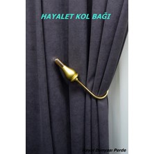 Hayal Dünyası Kornişe Takılan Hayalet Sistem Özel Tasarım Ahşap Perde Kol Bağı