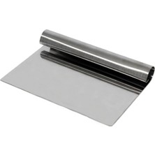 Adin Tasarım Pasta Hamur Kazıyıcı 20 cm Çelik Pasta Dekor Tarağı Pasta Sıvama Tarağı Hamur Kesici Pasta Kenar Tarağı