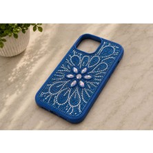 Jolita iPhone 15 Pro Uyumlu Parlak Kristal Desenli Şık ve Darbe Korumalı Kılıf