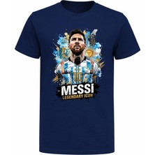 Efendioğlu Design Legendary Icon Messi 10 Argentina Baskılı Pamuklu 2026 World Cup T-Shirt