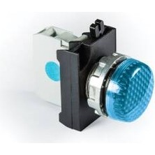 Emas cm Serisi Metal Led'li 100-230V Ac Mavi 22 mm Sinyal CM0M0XM