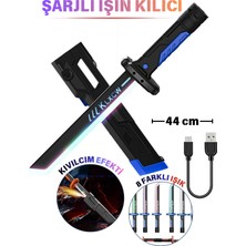 Giffy Oyuncak Kıvılcım Efektli Rgb 44 cm Kılıç Şarjlı Ses Efektli 8 Farklı Değişen Işıklı