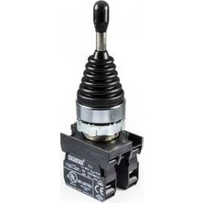 Emas cm Serisi Metal 1no+1no Joystick Kalıcı 2 Pozisyonlu 22 mm Buton CM101DJ20
