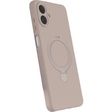 Youday Home Galaxy A07 4g Regal Magsafe Standlı Kapak - Çöl Titanyum