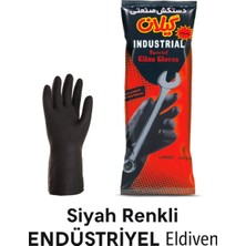 Yenilig Siyah Renkli Endüstriyel Iş Eldiveni – Dayanıklı ve Uzun Ömürlü Siyah